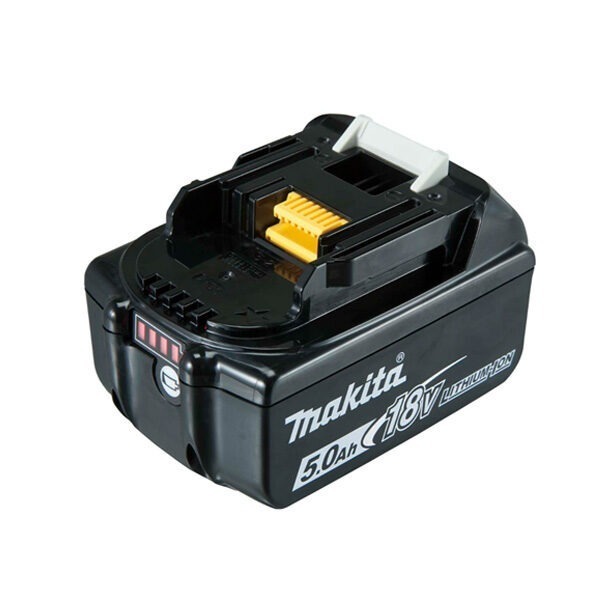 The Makita BL1850B-L 18V 6.0ah Battery has a memory chip installed that allows it to communicate with the tool.