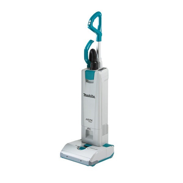 The Makita 18Vx2 Upright Vacuum Cleaner is suitable for vacuuming carpet in hard to reach places, especially considering its cordless nature.