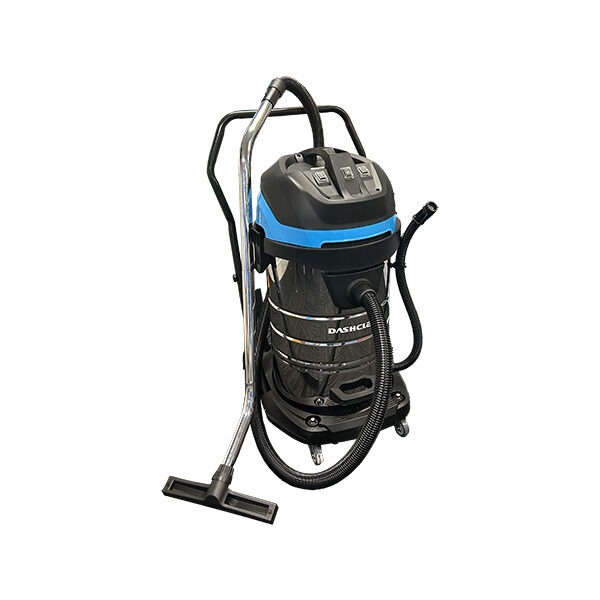 A picture of the Dashclean 80L Wet/Dry Industrial Vacuum with the 32mm wide head attached.